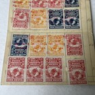 Providence Rhode Island Penny Stamps Paper     not A Bank    1899 Red Blue Yellow