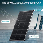 400w   2pack 200w   n-type 18bb Bifacial Solar Panel Mono Cell Off Grid Roof Rv Boat