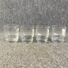 Set Of 4 Vtg Jim Beam Kentucky Straight Bourbon Whiskey Glasses W  Poker Cards
