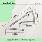 Pr315500-rh Attic Ladder  Power Arm Assy Right Hand Fit For Louisville Ladder