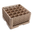 Traex Tr6bbbb Beige 25 Compartment Glass Rack With 4 Extenders