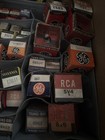 Vintage Vacuum Tube Lot 33  Boxed Rca Ge Tung-sol Sylvania Radio Amp Untested