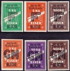 Stamp Germany Ostland Revenue Wwii Fascism War Era Eisen Steel Set Op Mng