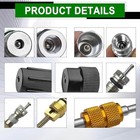 17 Pcs Air Conditioning Valve Core Kit  Ac Valve Core Removal Tool Ac Service 