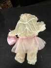 Vintage Avon 1998 Angel Stuffed White 12 In Teddy Bear Girl Ft15