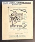  the Thing With Two Heads -original Press Book-horror-ray Milland-rosie Grier