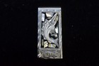Vintage Taxco Sterling Silver   Mother Of Pearl Inlay Sailfish Money Clip