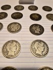 1 X Silver Barber Half Dollars 1900-1907 Vg 
