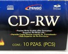 New 10 Pack Pengo - Cd-rw - High Speed 4x Mb Disks W  Cases - 80 Minutes Each