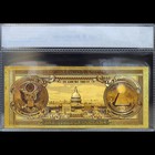 2022 Gold  1 000 000 One Million Dollars Fantasy Banknote Type 3 White Coa