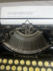 Vintage Beautiful 1925 Corona Four Black Portable Typewriter   Case - Very Nice 