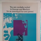 1966 Who s Afraid Of Virginia Woolf Original Movie Poster Linen 27x41 E  Taylor
