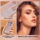 10 Colors Matte Eyeshadow Palette  Grey Brown Eye Shadow Palette Makeup  Neut   
