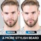 Men Beard Filling Pen Hair Grower Waterproof Filler Moustache Eyebrow Brush Tool