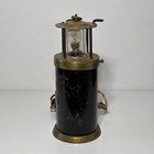 Antique Brass Miner Lamp Can Be Electrified  Lantern