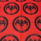 Bacardi Rum Bat Logo Red Bandana