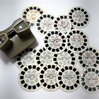 View Master 14 Reels   Viewer Lot Vintage Disney Mickey Charlie Brown Sawyer   s