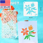 64pcs Stencils For Painting On Wood  Reusable Stencil Crafts Drawing Templates  