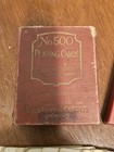 1906 No  500 Playing Cards Lucky Swastika 62 Cards W box   Joker Pre Wwi
