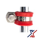 2  Silicone Rubber Insualted 304 Stainless Steel Clamp s  By X1 Tools