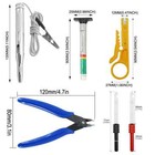 Electrical Wiring Crimp Connector Pin Extractor Kit Keys Automotive Plug Pullers