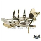Nautical Kelvin   Hughes Vintage Brass Sextant Marine Maritime Navigational