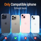 New For Iphone 15 Pro External Battery Charger Case Power Bank Charging Cover
