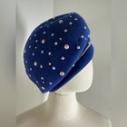 Vintage 80s Jack Mcconnell Rhinestone Felt Hat