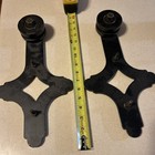 4 Vintage Heavy Duty All Steel Sliding Track Door Hanger Barn Industrial Door