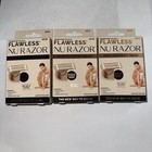 3   Finishing Touch Flawless Nu Razor Replacement Head Only 18k Gold Plated