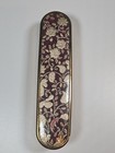 5 Piece Petit Point Embroidered Vanity Set Vintage