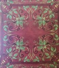 Vintage Pimpernel Coasters Red Green Decor Christmas Drink England Cork Back Nos