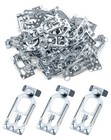 Universal Teardrop Pallet Rack Safety Clips - 50 Pcs Steel Connector Set For Sto
