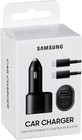 Samsung 45w Dual Port Fast Charging Car Charger   100w Usb-c Cable - Retail Box
