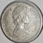 Canada 1968 Quarter 50  Silver 25 Cents Last Year