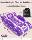 Inflatable Toddler Bed  Portable Travel Bed For 2-3 Kids To Use Together