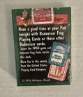 Vintage 1996 Budweiser Playing Cards Sealed