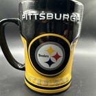 Vintage 3d Pittsburgh Steelers Nfl Coffee Cup Mug Russ Berrie Football 