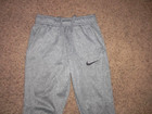 Nike Athletic Dri Fit Gray Sweat Pants Sweats Youth Large