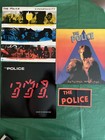 The Police Lp s  Bumper Sticker  Key Chain 1983 Concert T-shirt-lot Of 6