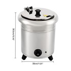 Electric Countertop Food Soup Warmer Buffet Kitchen Restaurant Commercial 400w