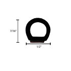 10ft 120   Rubber Foam Car Door Window Hood Seal Strip With Self Adhesive Tape