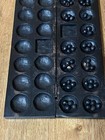 Vintage African Bao Mancala Hand Carved Board Game With Seeds