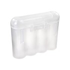 Three 3 Ebc Battery Aa Aaa Clear Plastic Battery Storage Case Holder Box Us Ship
