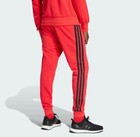 Adidas Men Essential 3-stripes French Terry Size Large Pants Pure Ruby black New