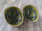Pair  2  Us Military M1 Helmet Liners 1983   1984 Dla Dated Ballistic Nylon Army