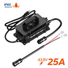 Litime 36 Volt  43 8v  25a Lifepo4 Lithium Golf Cart Battery Charger Waterproof