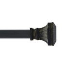 1    Dia Adjustable Single Drapery Window Curtain Rod With Adaire Finials 28   -120   