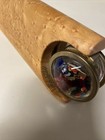 Vintage Henry Bergeson Hand Crafted Wood And Brass Oil Kaleidoscope Signed 1999