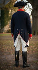 Mens Revolutionary War Costume Colonial Military Uniform 18th Century Coat
